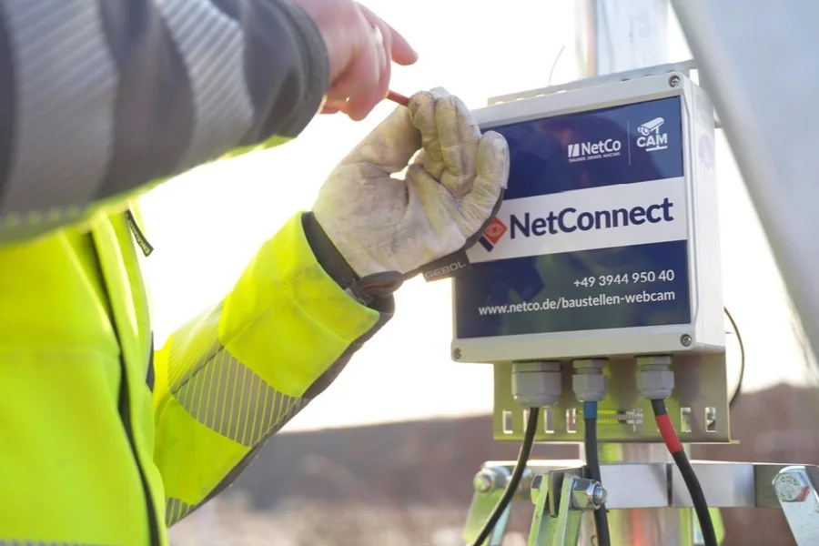 Selbstmontage einer Baustellen Webcam mit der NetConnect