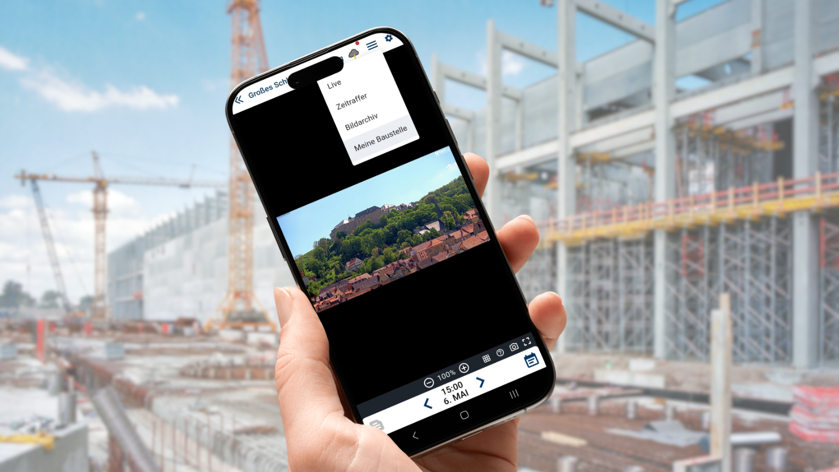 Digitale Baustellendokumentation mit der BauTV+ App