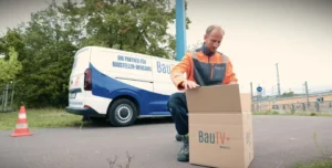 Baustellenkamera auspacken