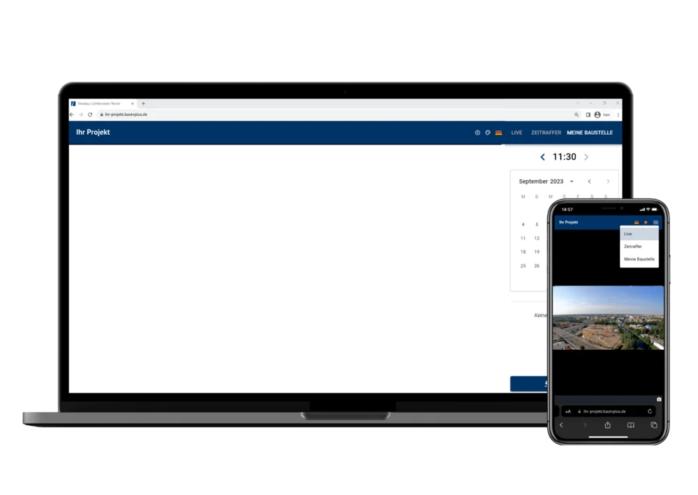 BauTV+ multi-project dashboard