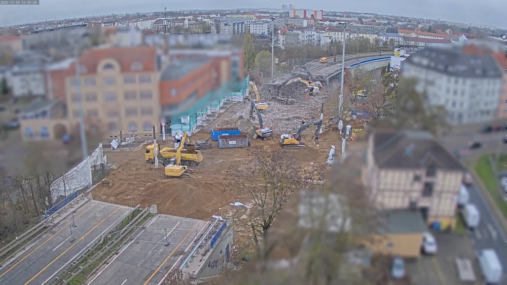Brückenabriss Magdeburg